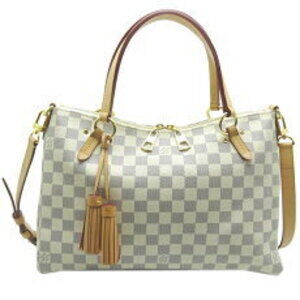 Louis Vuitton Limington Handbag Damier Azur White